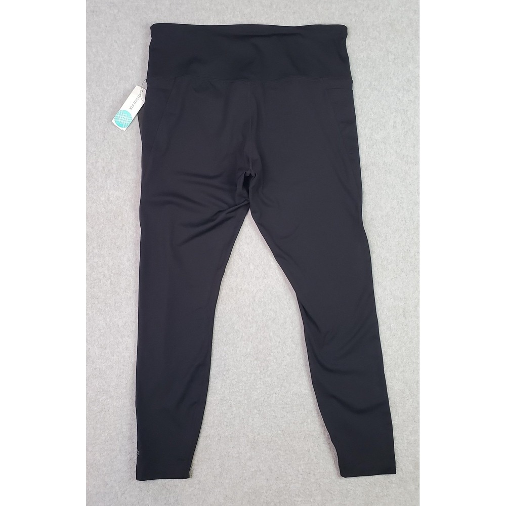 MPG Sport Leggings Womens XL Black Prosper High Waisted Compression Pockets - Picture 2 of 16